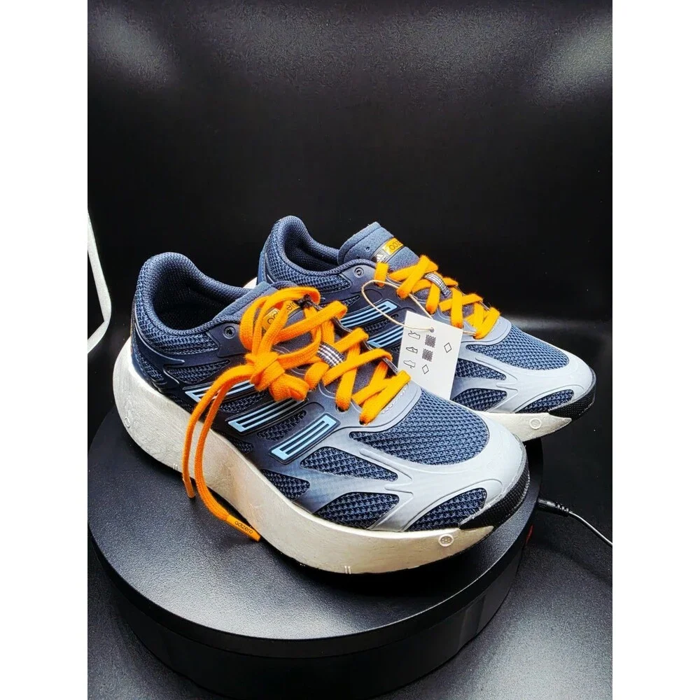 adidas Adizero Aruku J Unisex Kids Mesh Low Top Blue/Orange US 4 Youth/5.5 Women